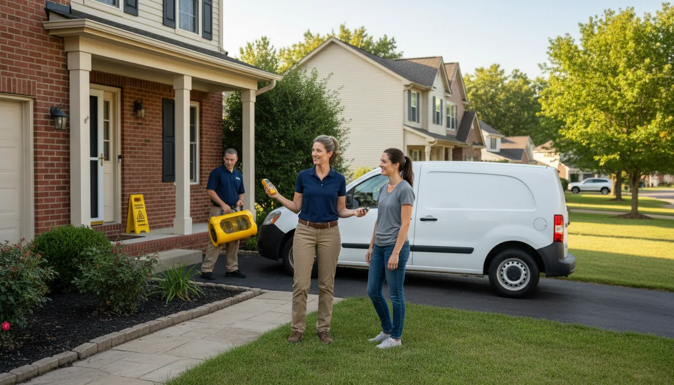 Residential water damage restoration in Princeton, AL